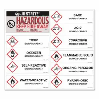 Justrite 29017 Label Hazardous Cab Sale