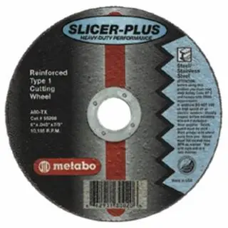 Metabo 655997000 4-1/2" x .045 x 7/8" Type 1Slicer Wheel A60Tx Grit Affordable