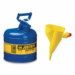 Justrite 7120310 Can Safety W/Fnl T1 2G Blu Limited Offer