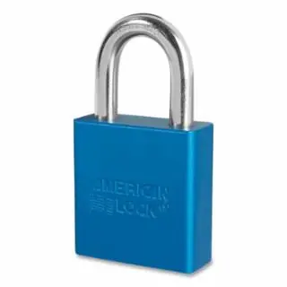 American Lock A1205KAMKBLU-M428 5 Pin Tumbler Aluminum Padlock Master Keyed Genuine