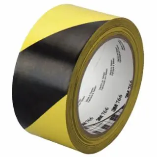 Grab Now 3M 7000028955 3M Hazard Warning Tape 766 Blk/Yellow 2"X36Yd (1 RL)