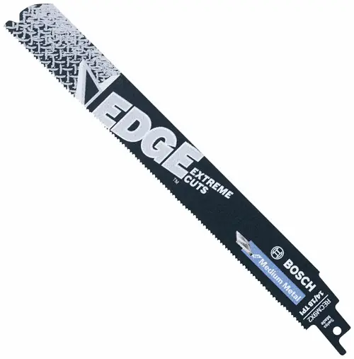 Bosch RECM9X2-25B 25 pc. 9 In. 14/18 TPI Edge Reciprocating Saw Blades for Medium Metal (Bulk Pack) While Supplies Last