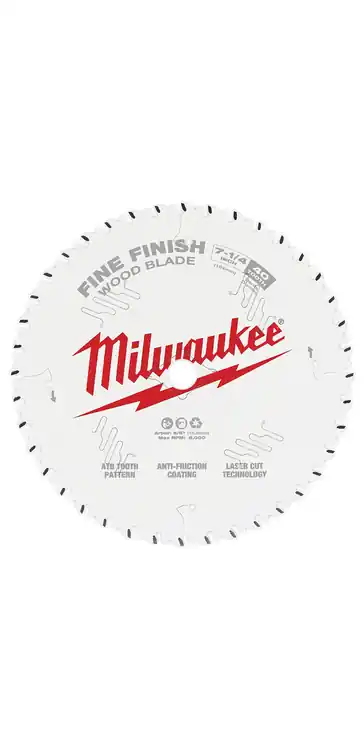 Today Only Milwaukee Tool 48-40-0726 7-1/4" 40T Thick Kerf Finish Circular Saw Blade, 3 Pack
