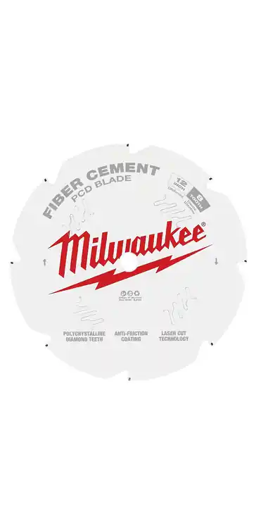 Milwaukee Tool 48-40-7020 12" PCD/Fiber Cement Circular Saw Blade Professional Grade