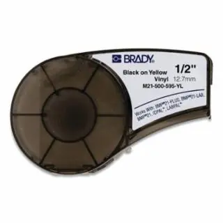 Brady M21-375-595-BL M21-375-595-Bl Cart 0.375" X 21‘ Wht/Blu (1 CQ) High Quality
