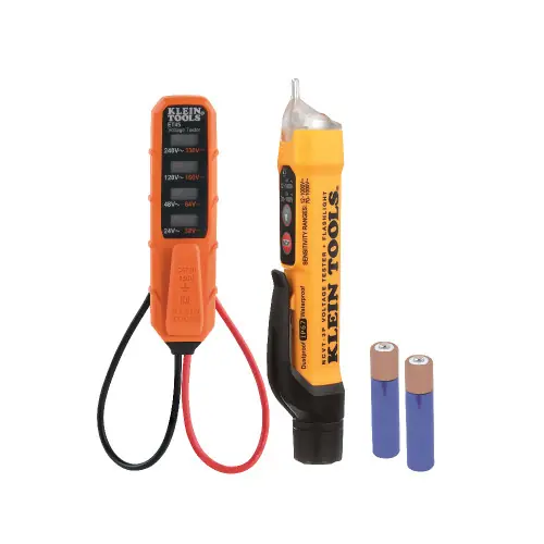 Klein Tools NCVT3PKIT Dual Range NCVT and AC/DC Voltage Tester Electrical Test Kit Price Drop