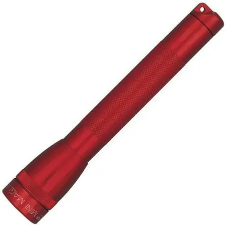 Mag-Lite M2A036 Red mm l Aa Flashlight W/Batteries Luxury