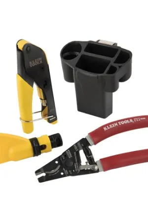 While Supplies Last Klein Tools VDV011-852 Coax Cable Installation Kit with Hip Pouch