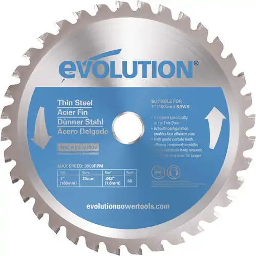 Mega Sale Evolution 180BLADE-TS Sheet Metal Blade 7"