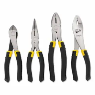 Stanley 84-058 Bi-Material Plier Set -4 Pieces (1 ST) Fresh Stock