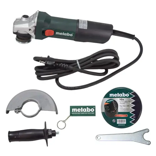 Metabo 603612420 Wp 1100125 4.5"/5" An Gr 12 000 Rpm 11.0 Amp Crafted