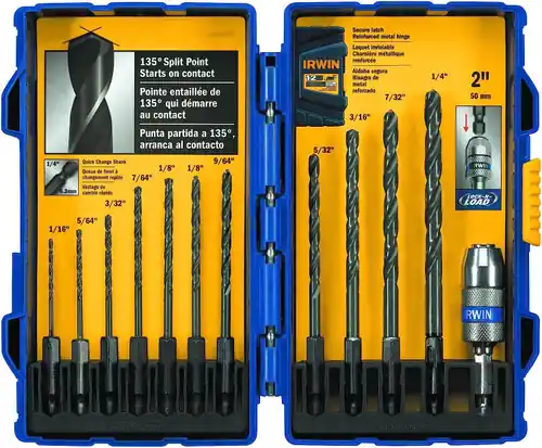 Time-Limited Irwin 4935643 12 Pc Hex Shank Drill Bit Set