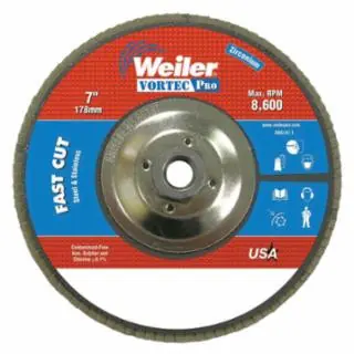 Sale Weiler 31367 7" Wolv Angled Phenolicback 36Z 5/8-11 Unc Nut