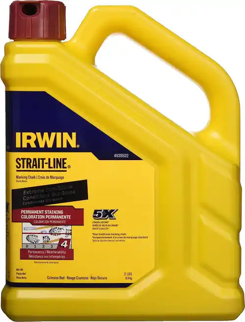 Irwin 4935522 Chalk 2 Lb - Crimson Redperm. Staining Weekend Sale