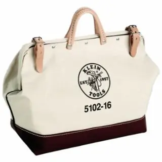 Free Returns Klein Tools 5102-16 Canvas Tool Bag, 16-Inch