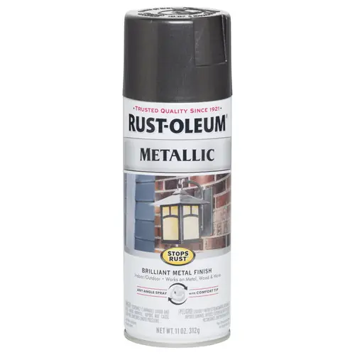 Hassle-Free Returns Rust-Oleum 244228 Metallic Charcoal 11Oz