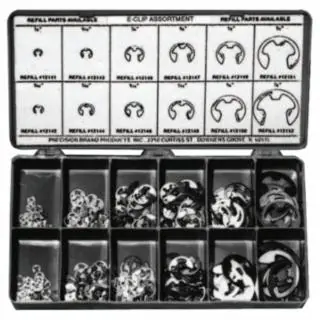 Professional Grade Precision Brand 12910 265Pc. E-Clip Assortmentkit (1 KIT)