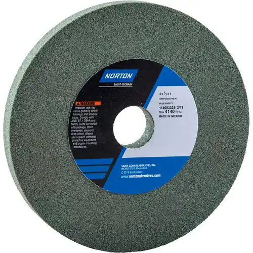 Norton 66252836572 6 x 1/2 x 1 Crystolon Fine 80 Gemini Bench & Ped Time-Limited