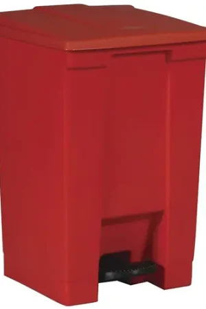 Affordable Rubbermaid Commercial FG614400RED Step-On Can 12G/45L Red