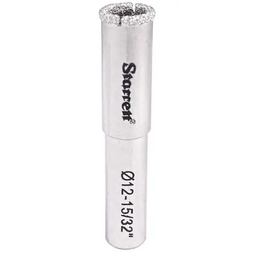 L.S. Starrett D0012 Hi Perform Dia Tile Drill 1/2" - 12 mm Diameter Same Day Shipping