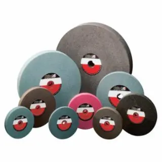 CGW Abrasives 35073 10 x 2 x 1-1/4 T1 A30/36-O-V Bench Wheels, 2 Pack Premium