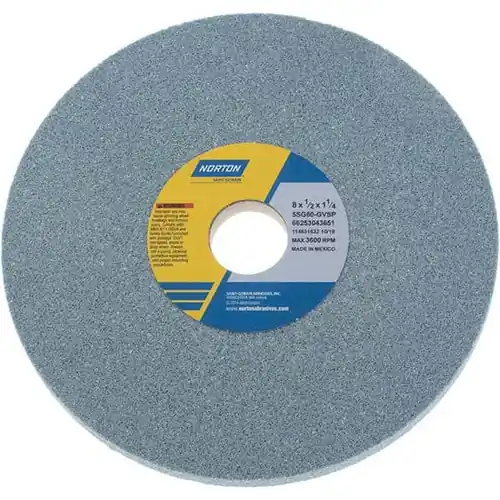 Buy Today Norton 66253043651 8 x 1/2 x 1-1/4 5Sg60-Gvsp Ty1 Wheel