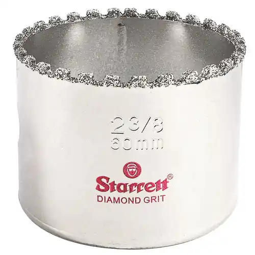 Must Have L.S. Starrett KD0238-N Diamond Grit Hole Saw 2-3/8" - 60 mm Diameter