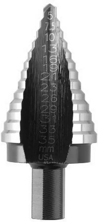 Fast Shipping Irwin 11105ZR High Speed Step-Drill Bit-Steel Met Self-Start