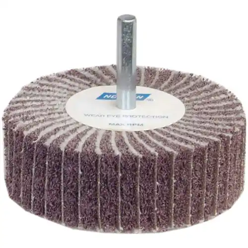 Norton 66261051721 Flap Wheel 2 x 1 x 1/4 A/O 8020/Min Don't Miss Out