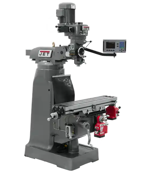 Grab Now JET JT9-690210 JTM-2 Mill With ACU-RITE 203 DRO and X and Y-Axis Powerfeeds