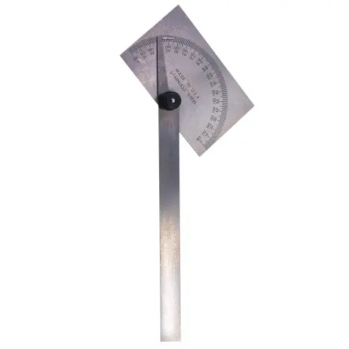 Free Returns Empire 27912 Stainless Steel Protractor