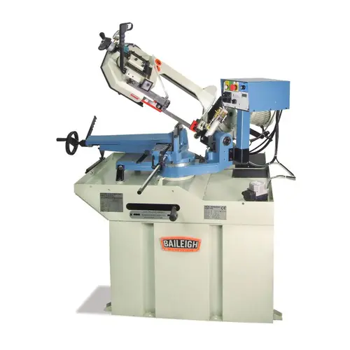 Final Sale BAILEIGH BA9-1001432 Bs-260M; 8.66 in Geared Head Dual Mitering Band Saw 1-1/2HP, 220V Single Phase
