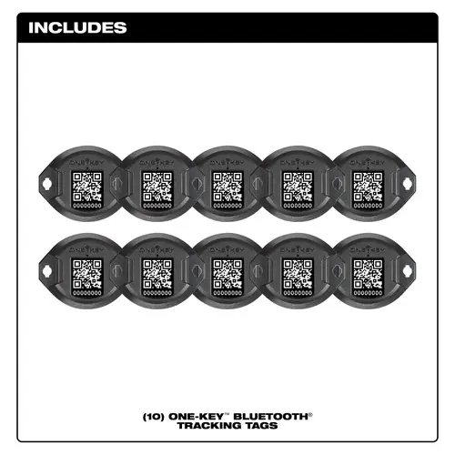 Milwaukee Tool 48-21-2310 ONE-KEY Bluetooth Tracking Tag - 10 Pack Special Discount