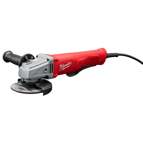 Holiday Sale Milwaukee Tool 6142-30 11 Amp Corded 4-1/2 in. Small Angle Grinder with Lock-On Paddle Switch