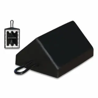 Checkers RC450-CL Wheel Chockutilityrbr10"X8"X5.5"Aluminum Cle Top Rated