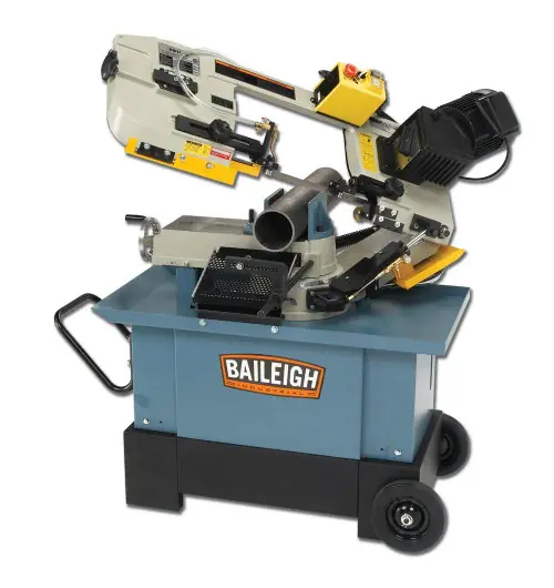 BAILEIGH BA9-1001684 Bs-712Ms; 7 in X 10 Geared Head Mitering Horizontal/Vertical Band Saw 1HP, 120V, Single Phase New Release