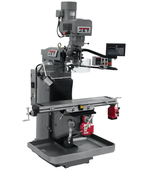 Buy Today JET JT9-690547 JTM-949EVS Mill With 3-Axis Newall NMS800 DRO (Quill) With X and Y-Axis Powerfeeds