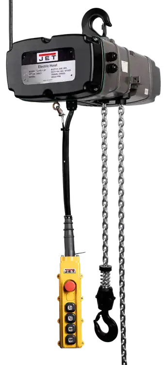 JET JT9-144004 TS100-010 1T Electric Hoist 10‘ Lift 3PH 460V Clearance