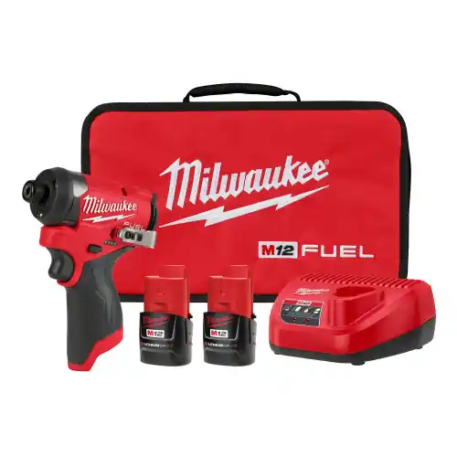 Buy Direct Milwaukee Tool 3453-22 M12 FUEL 1/4" Hex Impact Driver Kit