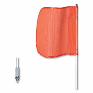 Markdown Checkers FS8-O Warning Whip8‘12" Orangeflagplainhex Base