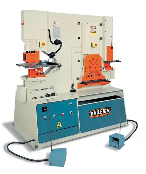 BAILEIGH BA9-1007865 Sw-95; 220V 3Phase Dual Operator 95 Ton 5 Station Ironworker Shop Now