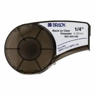 Brady 139755 M21-250-430 Cart 0.25"X 21‘ Blk/Clr Big Sale