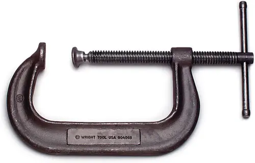 8" DEEP THROAT STEEL C CLAMP BLACK OXIDE Order Now