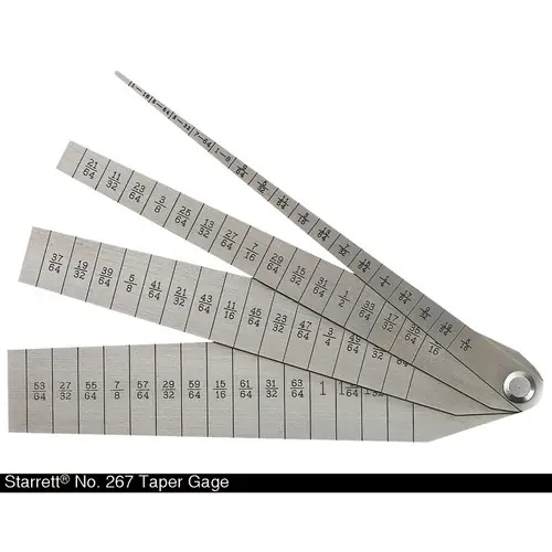 High Quality L.S. Starrett 51286 267 Taper Gauge 1/16"-11