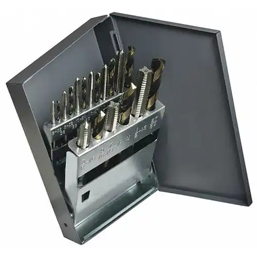 Cle-Line C21191 18Pc B&G Hd Job Drl & Brgt Hand Tap Set (1 ST) Final Sale