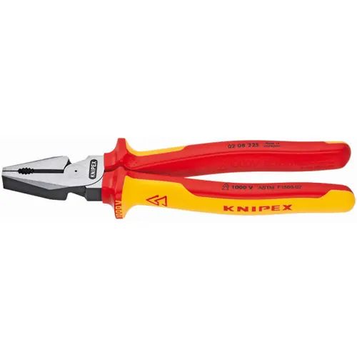 Knipex 02 08 225 US High Leverage Combination Pliers-1000V Insulated, 9" Nominal Length Special Offer