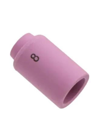 13N12 8 (1/2") X 1 3/16" Alumina Standard Cup TIG Alumina Gas Lens Cup - Standard Cup For 9, 20 Series Torches Today Only