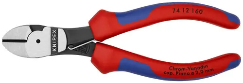 Certified Knipex 74 12 160 High Leverage Diagonal Cutters-Spring, 6 1/4" Nominal Length