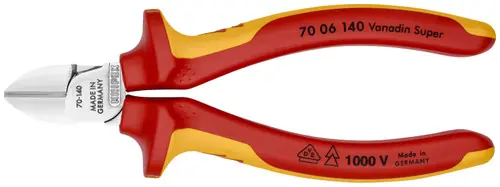 Knipex 70 06 140 Diagonal Cutters-1000V Insulated, 5 1/2" Nominal Length Affordable
