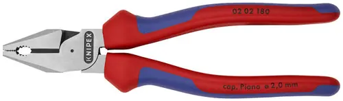 Knipex 02 02 180 High Leverage Combination Pliers, 7 1/4" Nominal Length In Demand
